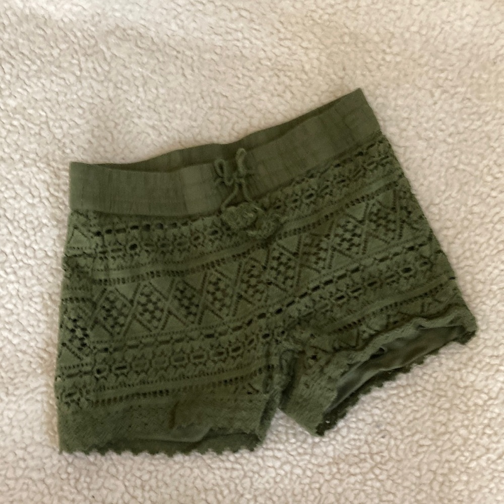 Green girls wonder nation shorts